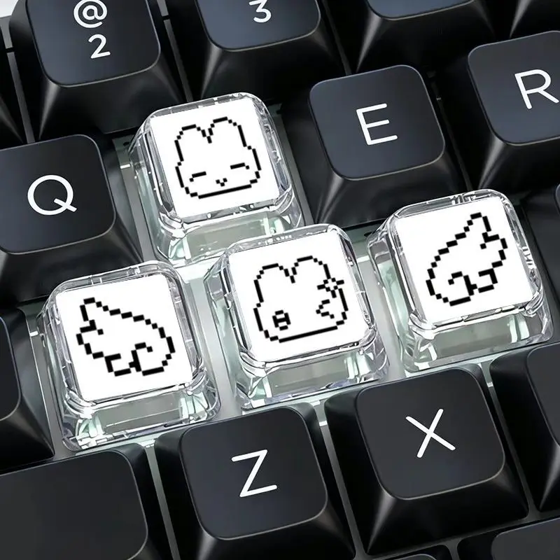 4-delige set schattige keycaps - Gaming Accessories Aesthetic recensie en prijs