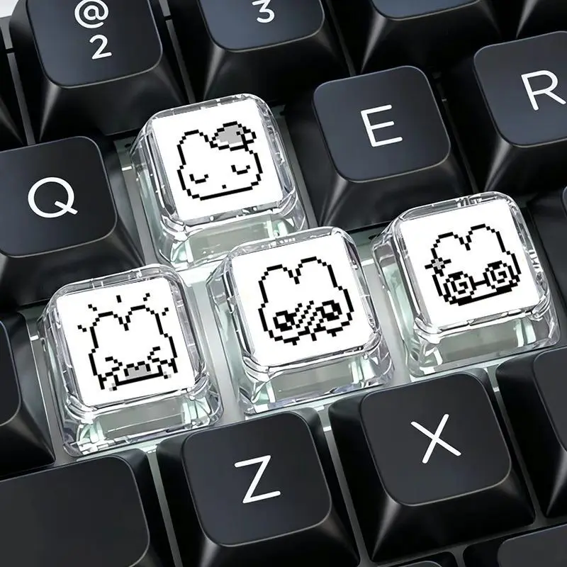 4-delige set schattige keycaps - Gaming Accessories Aesthetic recensie en prijs