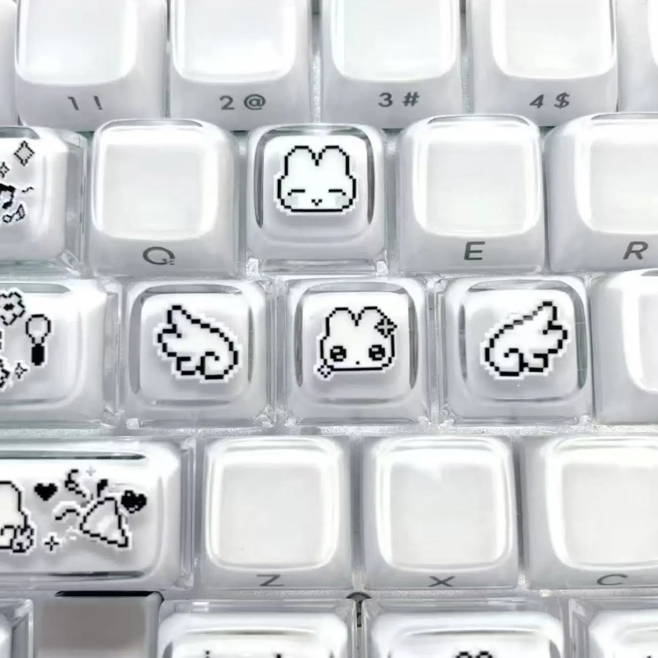 4-delige set schattige keycaps - Gaming Accessories Aesthetic recensie en prijs
