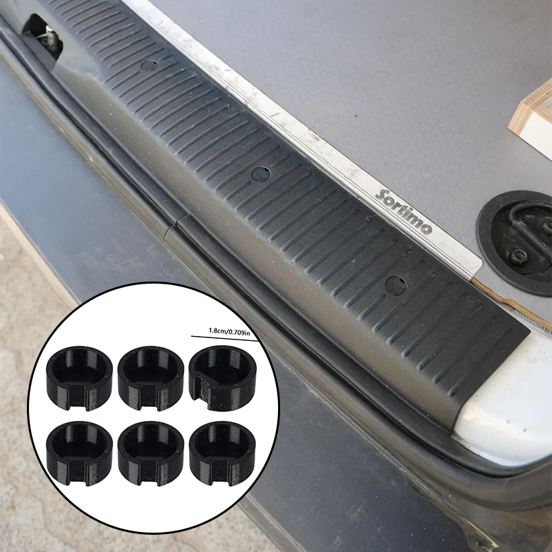 6 Stuks Auto Achterklep Trim C - Gaming Accessories Rack recensie en prijs